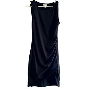 Cotton black tank dress